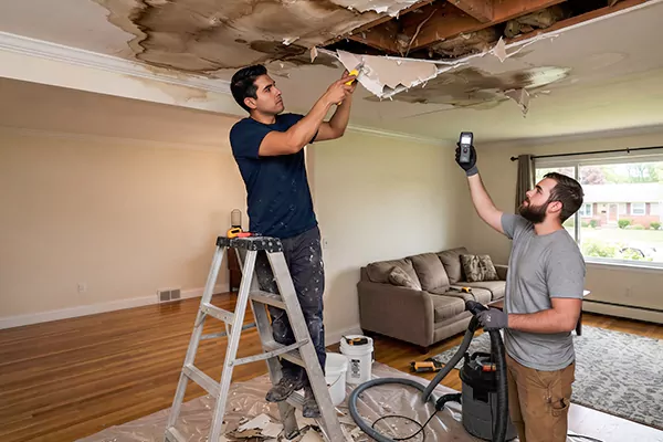 Ceiling Water Damage Restoration Santa Ana