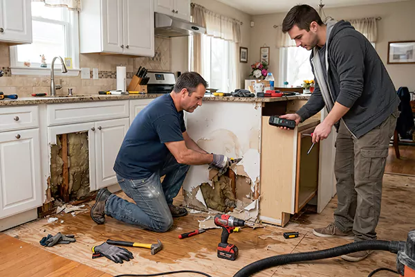 Kitchen Water Damage Repair Santa Ana