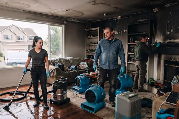Smoke and Water Damage Restoration Santa Ana