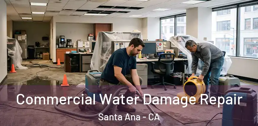 Commercial Water Damage Repair Santa Ana - CA