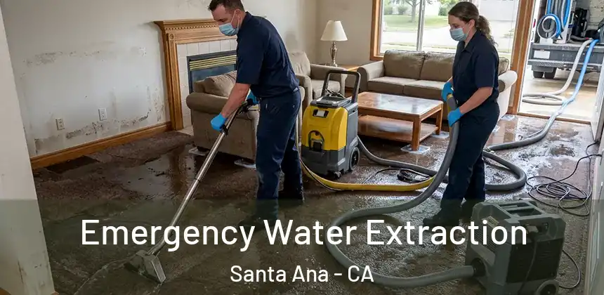 Emergency Water Extraction Santa Ana - CA