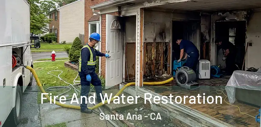 Fire And Water Restoration Santa Ana - CA