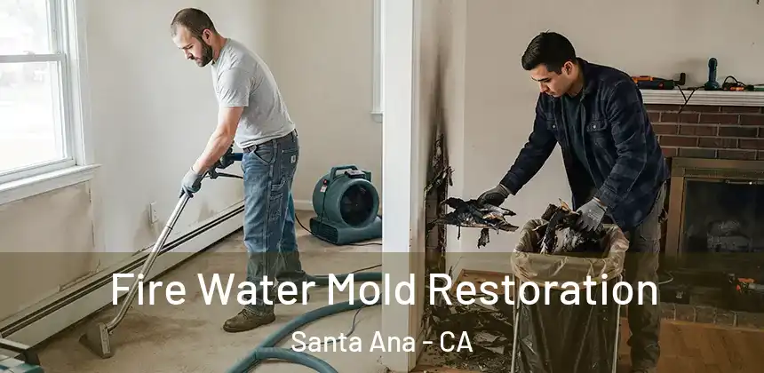  Fire Water Mold Restoration Santa Ana - CA