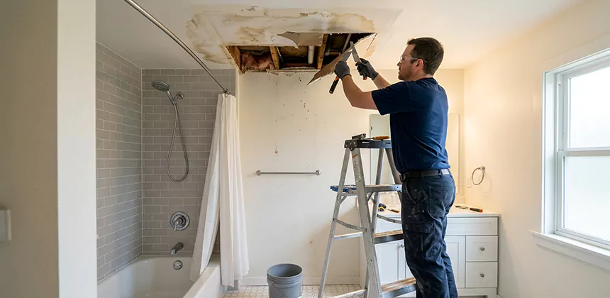 Bathroom Leak Ceiling Repair in Santa Ana