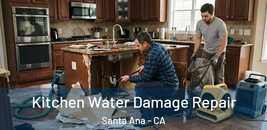 Kitchen Water Damage Repair Santa Ana - CA