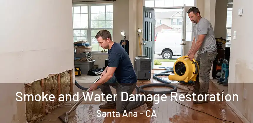 Smoke and Water Damage Restoration Santa Ana - CA