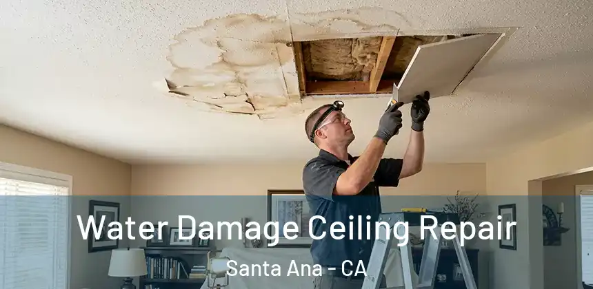  Water Damage Ceiling Repair Santa Ana - CA